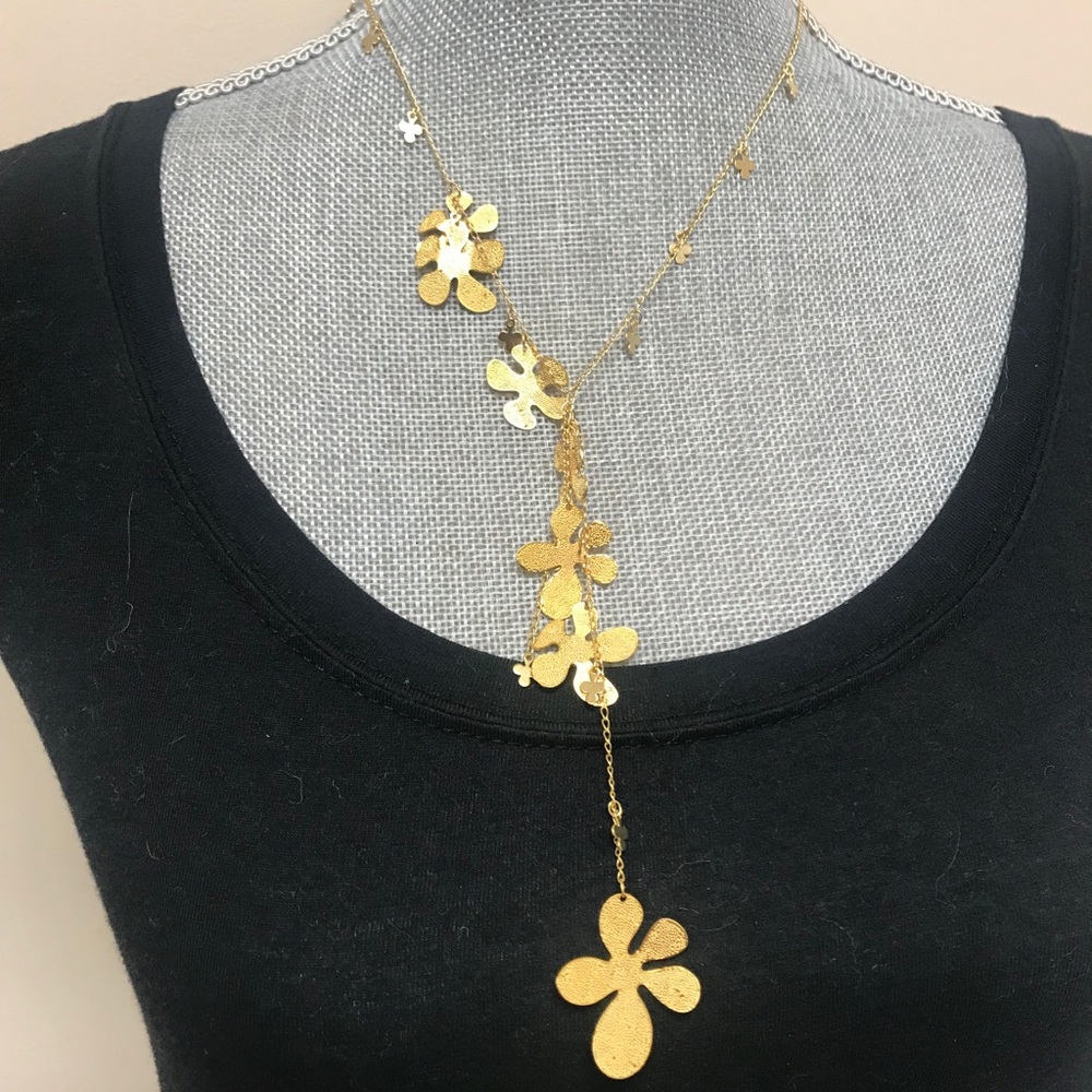 Gorgeous Hand Crafted Organic Flower Necklace,NWT